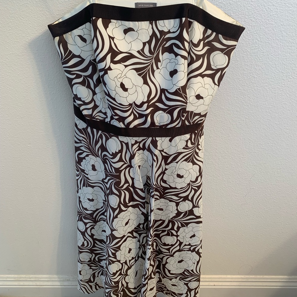 Ann Taylor Strapless Floral Dress
